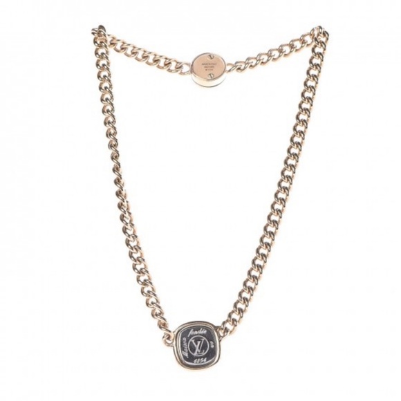 Authentic Louis Vuitton gold plated necklace RARE - Picture 3 of 6